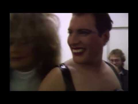 Freddie Mercury Fooling Around With Peter Straker & Roger Taylor (1987)