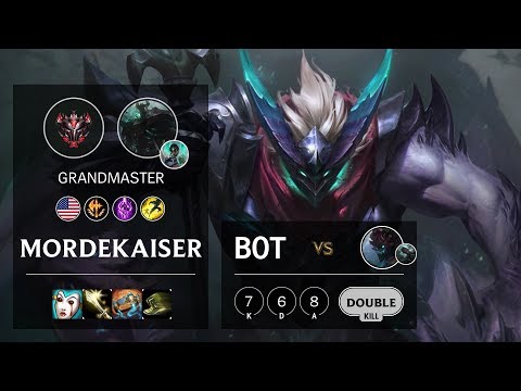 Mordekaiser Bot vs Maokai - NA Grandmaster Patch 10.11