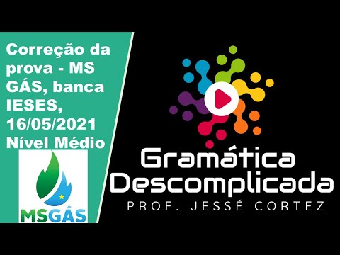 Prova - MS GÁS - NÍVEL MÉDIO