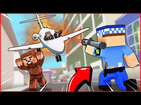 KEREM COMMISSIONER DROPPED DOWN THE EVIL MAFIA'S PLANE! 😱 - Minecraft