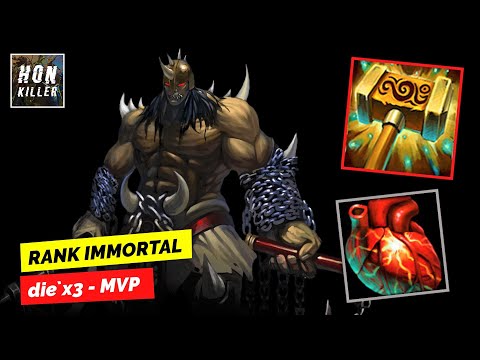 HoN Berzerker MOCK OF BRILLIANCE with BEHEMOTH'S HEART - MVP
