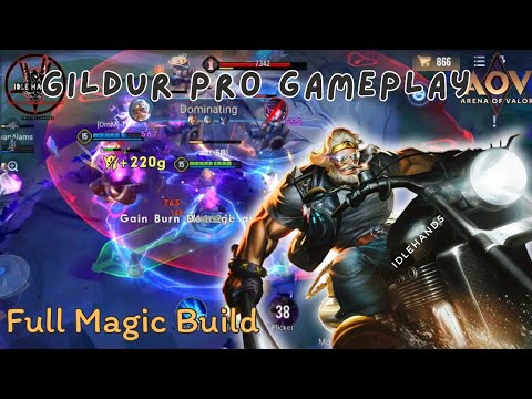 Gildur Pro Gameplay;AOV|| MVP || Full Magic Build(@idlehands1571 )