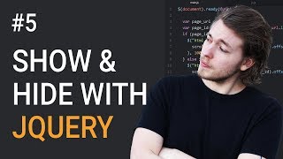 5: How to make elements appear and disappear in jQuery - Learn jQuery front-end programming