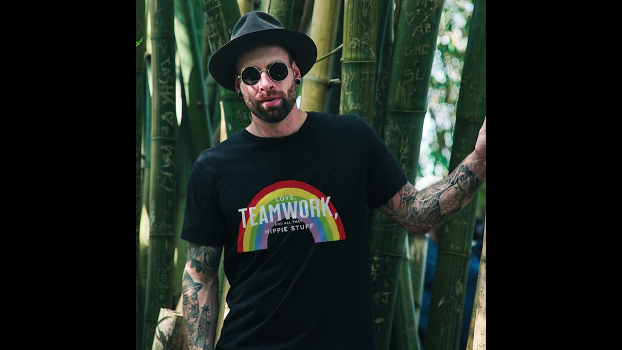 Funny Quote Shirt: Love, teamwork, and all that hippie stuff