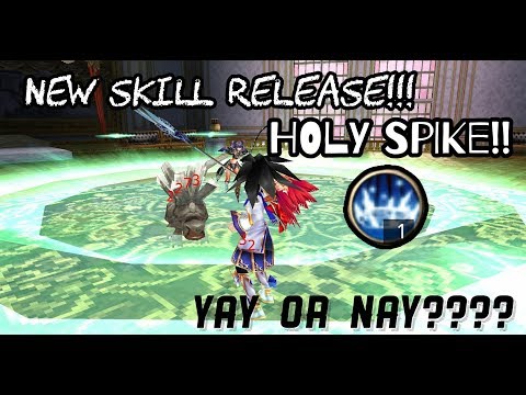 IRUNA ONLINE : HOLY SPIKE SKILL REVIEW!!