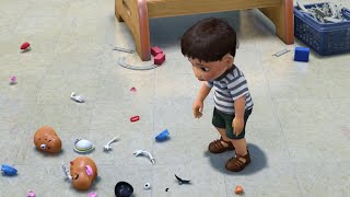 Toy Story 3 Second Rough Playtime Scene