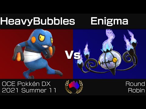 OCE Pokkén DX 2021 Summer 11 - Round Robin: HeavyBubbles (Croagunk) vs. Enigma (Chandelure)