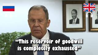 "We will no longer take the West at its word" | RU-EN