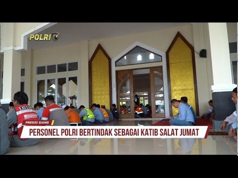 PERSONEL POLRES PASER JADI KATIB SALAT JUMAT