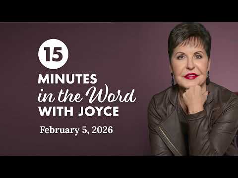 Taking Back What Belongs to You - Pt 1 | 15 Minutes in the Word with Joyce Meyer