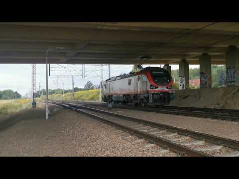 Lokomotywa PESA Gama 111ed-014 Kolprem, przejazd luzem