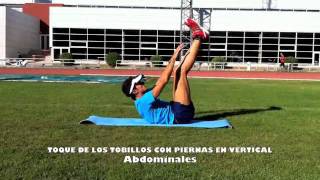 Personal Running -  ABDOMINALES Toque de tobillos con piernas en vertical.m4v