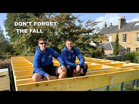 The RIGHT way to frame a garden room flat roof