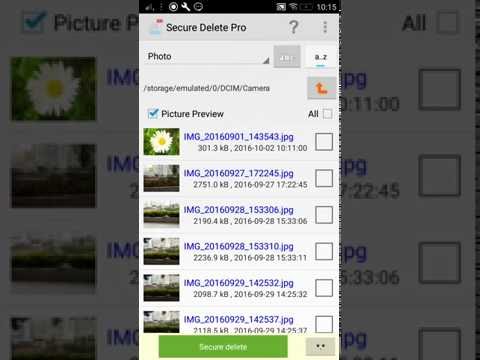 Secure delete Pro Video