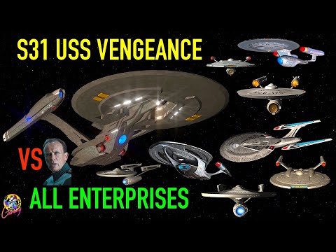 All Enterprises VS Kelvin Section 31 USS Vengeance - Star Trek Starship Battles