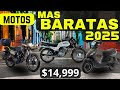 Las 12 MOTOS más BARATAS en MEXICO 2025