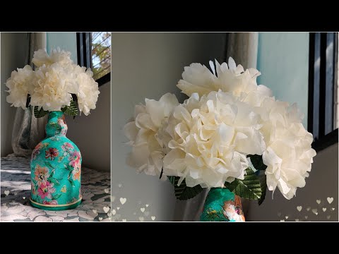 Handmade Flower Making | How To make Tissue Paper Flower | DIY Artificial Flowers complete tutorial