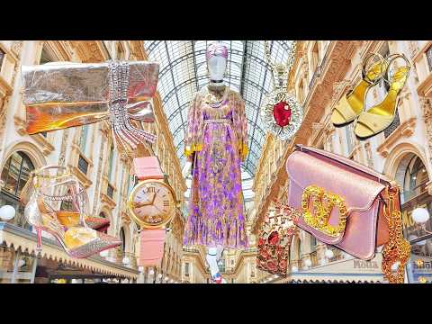 VALENTINO, CHOPARD, JIMMY CHOO, YSL, MAX MARA, CARTIER..... Luxury Shopping in Milan Vlog 2024.
