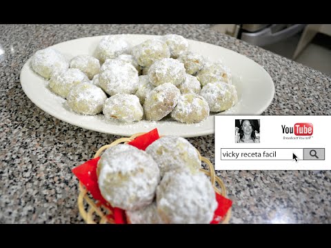 GALLETITAS DE NUEZ | Besos de Nuez | #VickyRecetaFacil Video