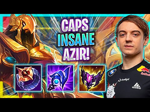 CAPS IS INSANE WITH AZIR! | G2 Caps Plays Azir Mid vs Viktor! | Season 2023