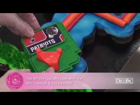 How to Create an NFL Football Goal Post Cupcake Cake