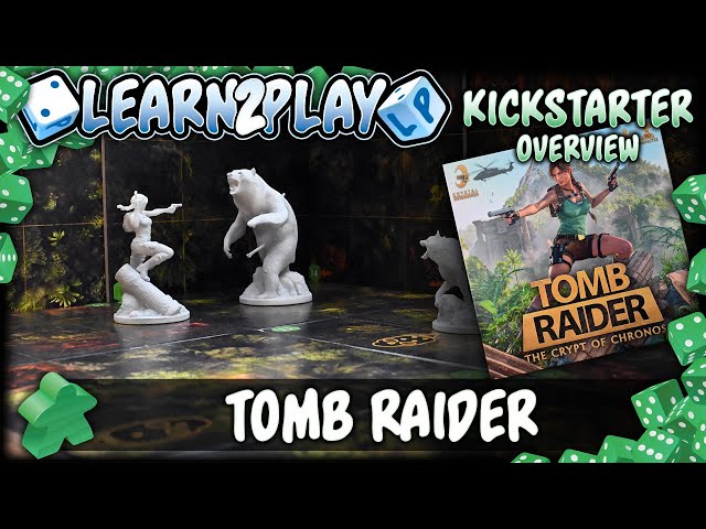 Tomb Raider: The Crypt of Chronos - Croft Manor Expansion Board Game video thumbnail