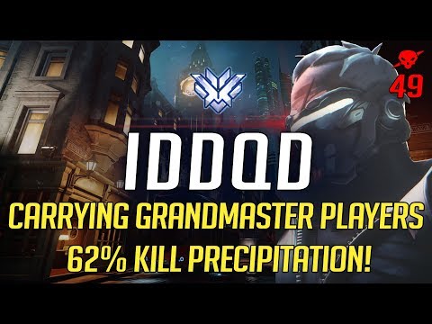 SF iddqd - Carrying Grandmasters 62% Kill Precipitation! [49 kills on Kings Row]