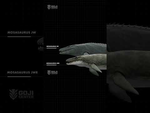 The New JW Mosasaur compared to the old Mosa