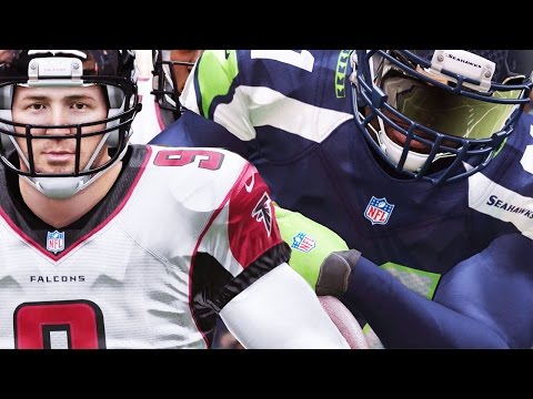 Madden 15 Career Mode Gameplay S3 - Tony Romo on Falcons?! Chokes in Seattle