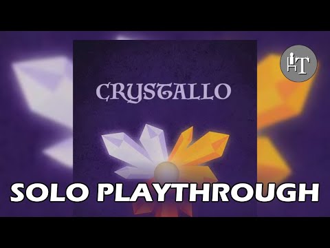 Crystallo Board Game Solo Playthrough (How to Capture a Dragon)