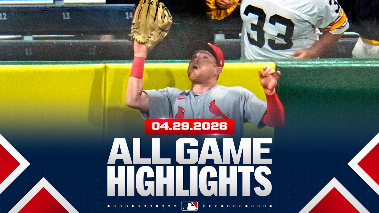 Highlights from ALL GAMES on 4/29 (Braves and White Sox walk it off, Cardinals sweep & MORE!)