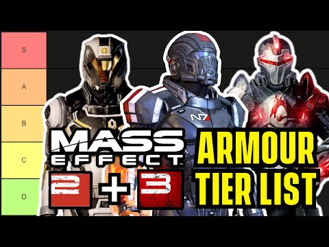 Ranking ALL of the Mass Effect 2&3 Armour Sets (Tier List)
