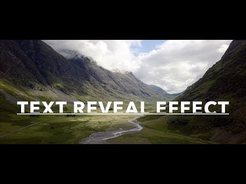 Easy Text Reveal Effect for Cinematic Titles - Final Cut Pro Tutorial