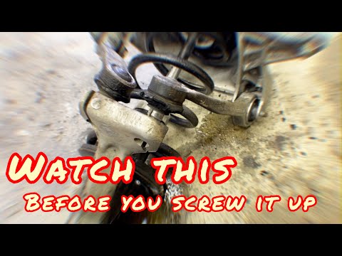 Audi Seized Pinch Bolt removing suspension noise repair a4 a5 a6 a7 a8 q5 s4 s5 coilovers coil overs