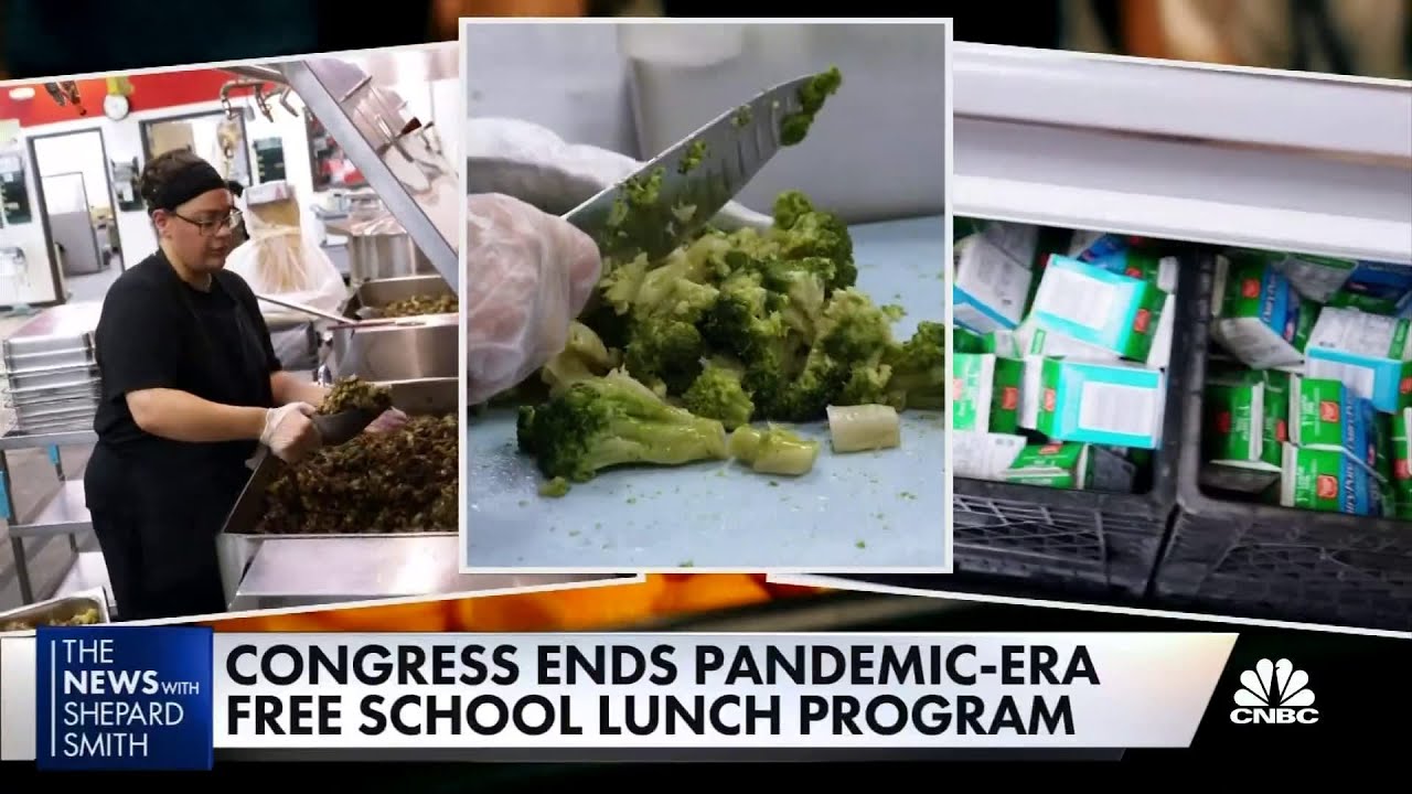 Congress ends free school lunch program