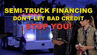 Semi-Truck Financing: Don