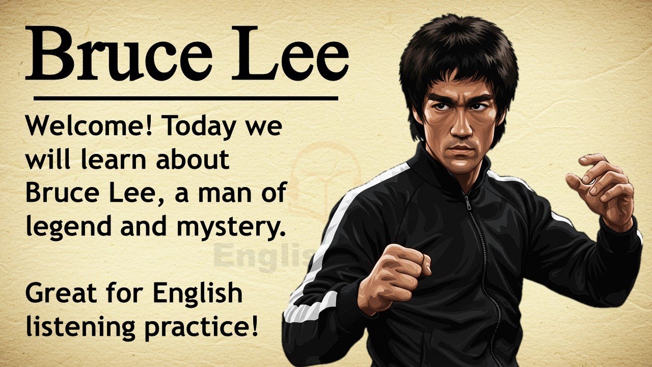 Bruce Lee || 🥋 Learn English Through Story Level 3 || Graded Reader🎧