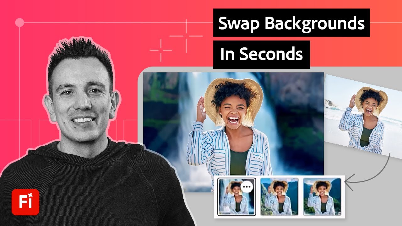 Replace Photo Backgrounds Fast with Adobe Firefly | Adobe Creative Cloud