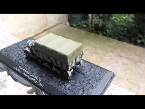 Open Maultier (Sdkfz 3) truck - 4 Pz Div - 1/72 scale model