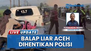 Warga Ngadu ke Polisi Balap Liar Makin Meresahkan, Personel Polres Bireuen Bubarkan Aksi
