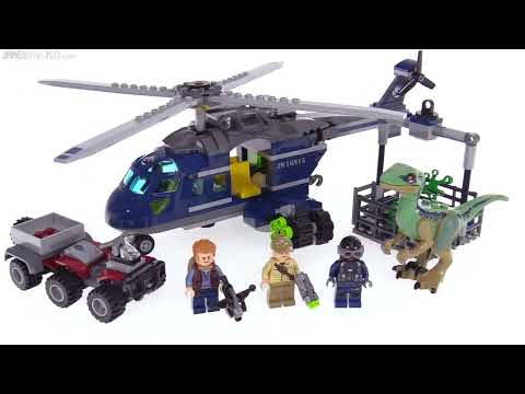 🔄 LEGO Jurassic World 2018 Blue's Helicopter Pursuit review! 75928 re upload