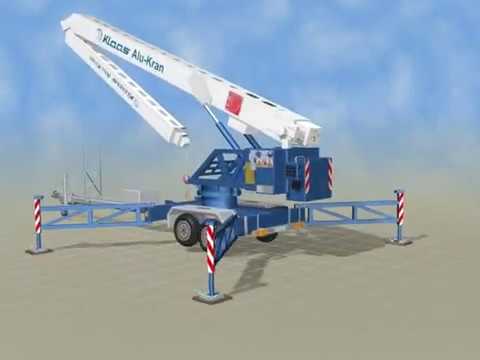 Klaas - Présentation grue sur remorque 3D