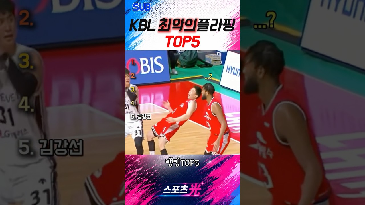 KBL 최악의 파울유도 TOP5