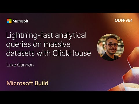 Lightning-fast analytical queries on massive datasets with ClickHouse | ODFP964