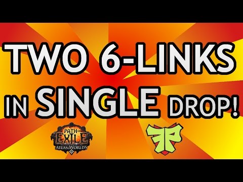 Two 6-Links in SINGLE drop! Lucky double 6-link drop from Rogue Exile! Path of Exile Legacy League