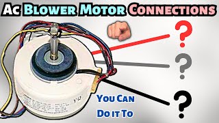 Easy Guide to Wiring Connections for AC Fan Blower Motor
