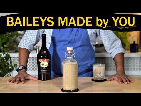 Homemade Baileys Irish Cream Liqueur Recipe | How to Make