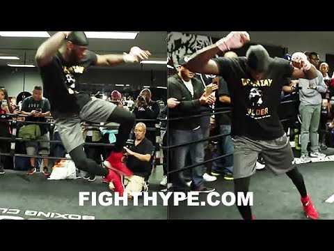 DEONTAY WILDER GOT TWINKLE TOES; SHOWS OFF DANCE MOVES AND ATHLETICISM