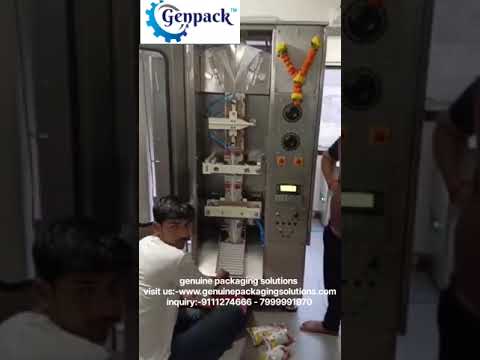 Automatic milk pouch packing machine  #milk #automation #packing #dairy #cow #india #curd #machine