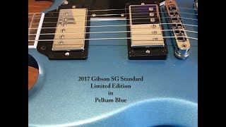 Video thumbnail for 2017 Gibson SG Standard Limited Edition in Pelham Blue - It's Beautiful! by Rick McCargar